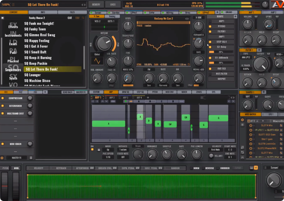 VPS Avenger 1.4版 复仇者合成器含95套音色库45G编曲音源 PC MAC