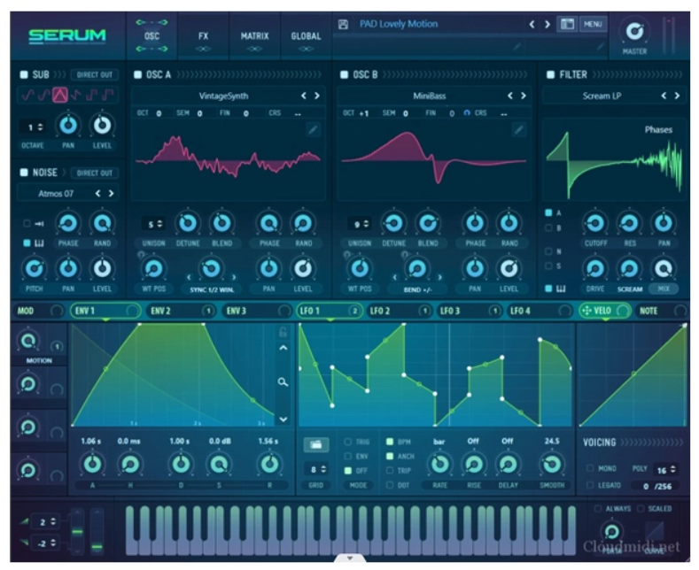 Xfer Serum 2 新版血清合成器插件音色 可拓展预设包90G WIN+MAC