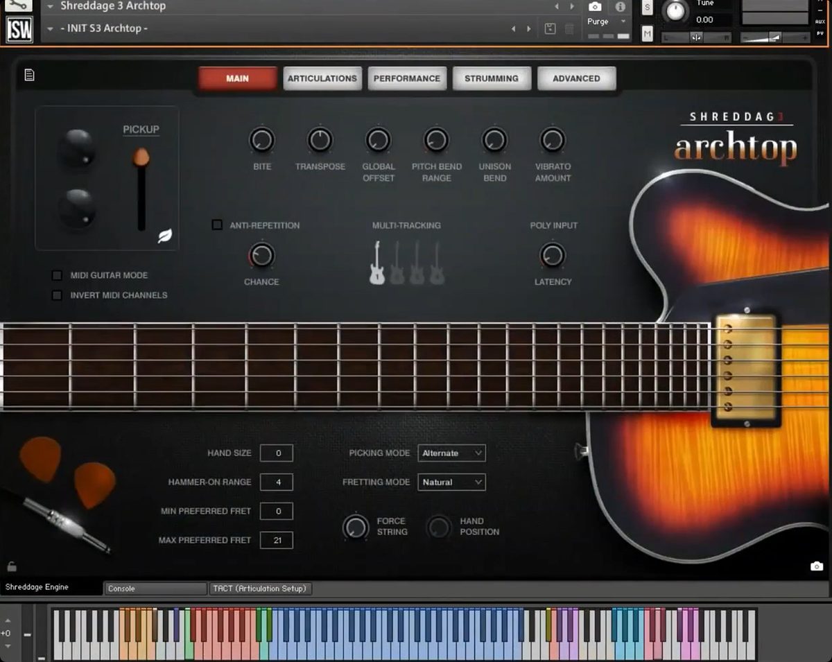 电吉他音源Shreddage3 archtop