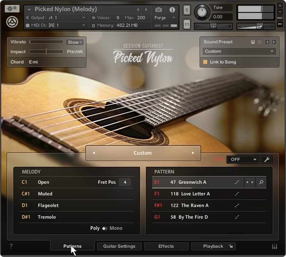 Loop节奏吉他音源Session Guitarist Picked Nylon Library