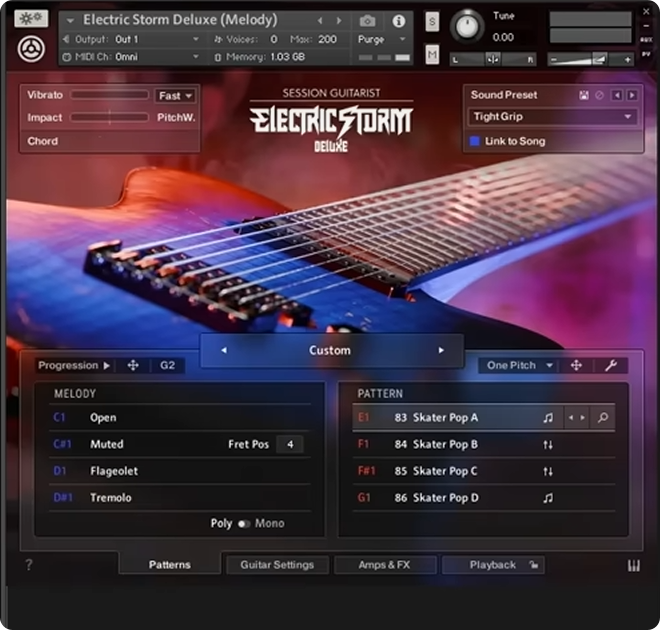 Loop节奏吉他8弦电吉他音源Session Guitarist -Electric Storm Deluxe Library.zip