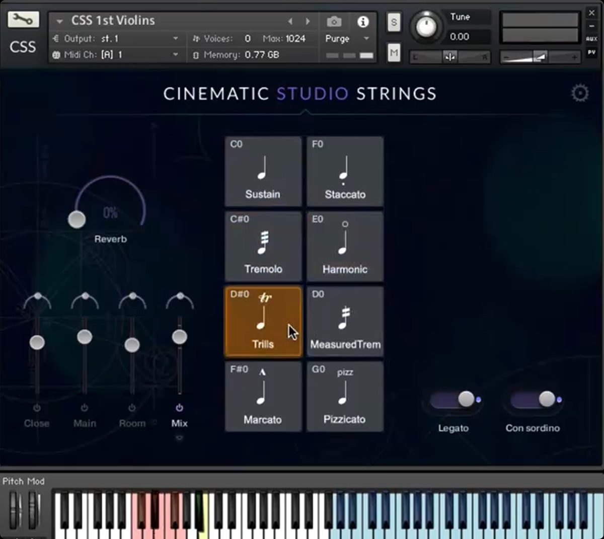 CSS群奏弦乐音源CINEMATIC STUDIO STRINGS 1.7