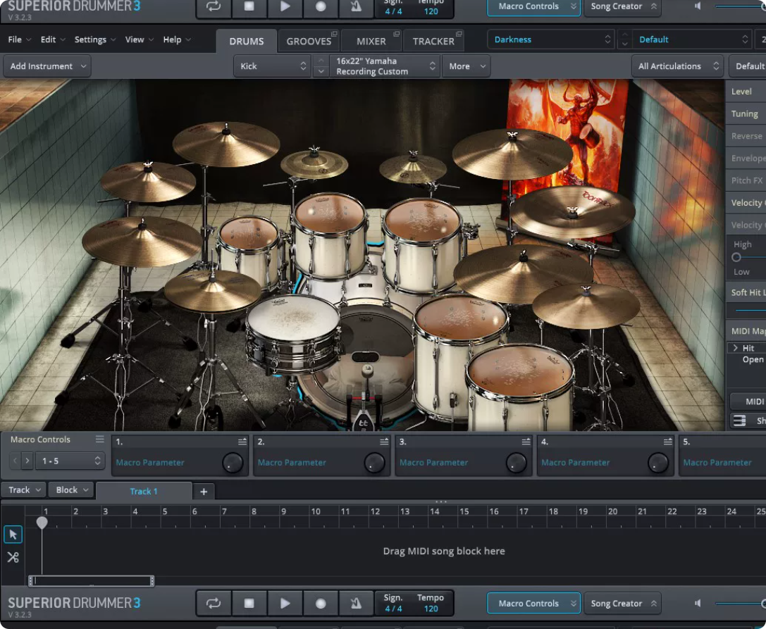 超级鼓手Superior Drummer3鼓音源 2T音色库版