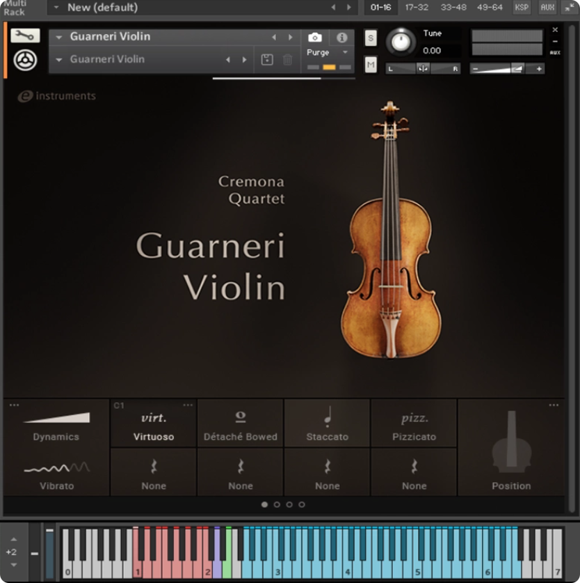 solo小提琴弦乐音源CREMONA QUARTET Guarneri Violin