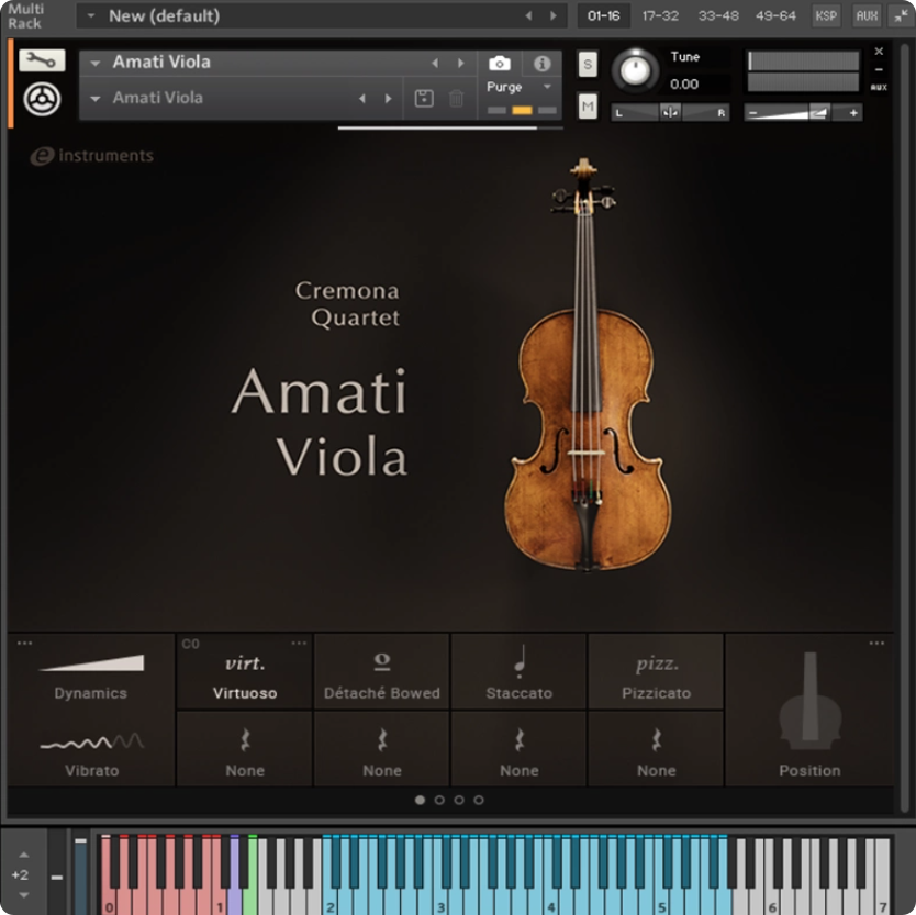 solo中提琴弦乐音源CREMONA QUARTET Amati Viola