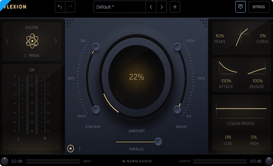 Nuro Audio Flexion 一键声音润色器自动智能混音工具插件效果器 win mac