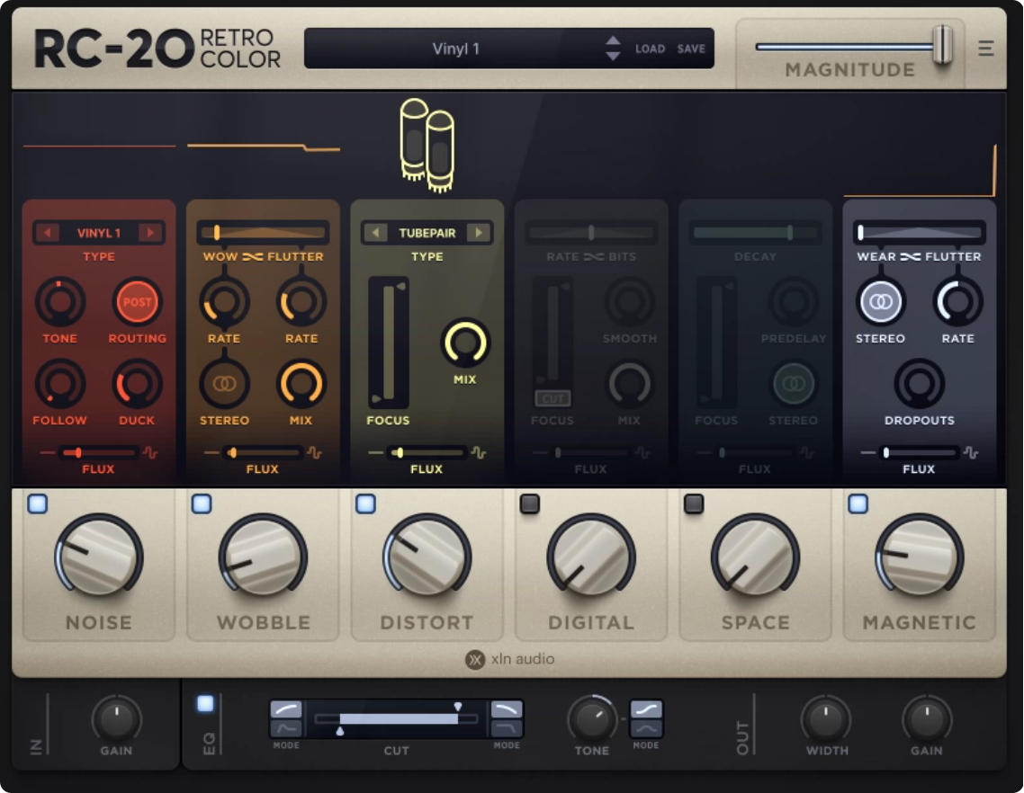 2026新版 RC-20 Retro Color 复古创意色彩效果器混音插件win/mac 