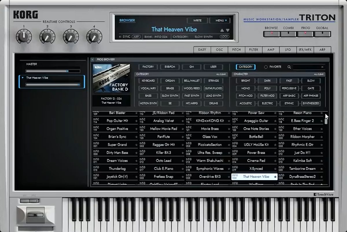 Korg Collection TRITON 合成器音源