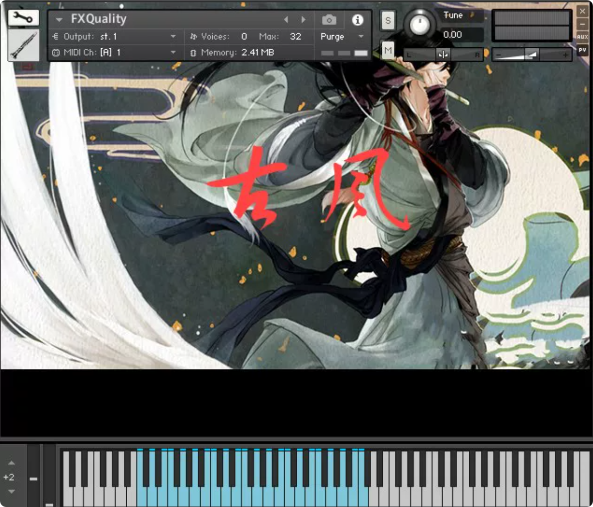 编曲笛子古筝音源中国民乐常用古风音色音乐制作康泰克插件PC MAC