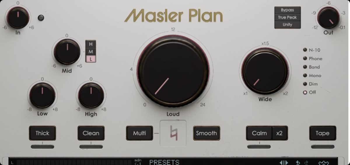 Master Plan母带插件后期音频处理总线响度提升效果器Win/Mac