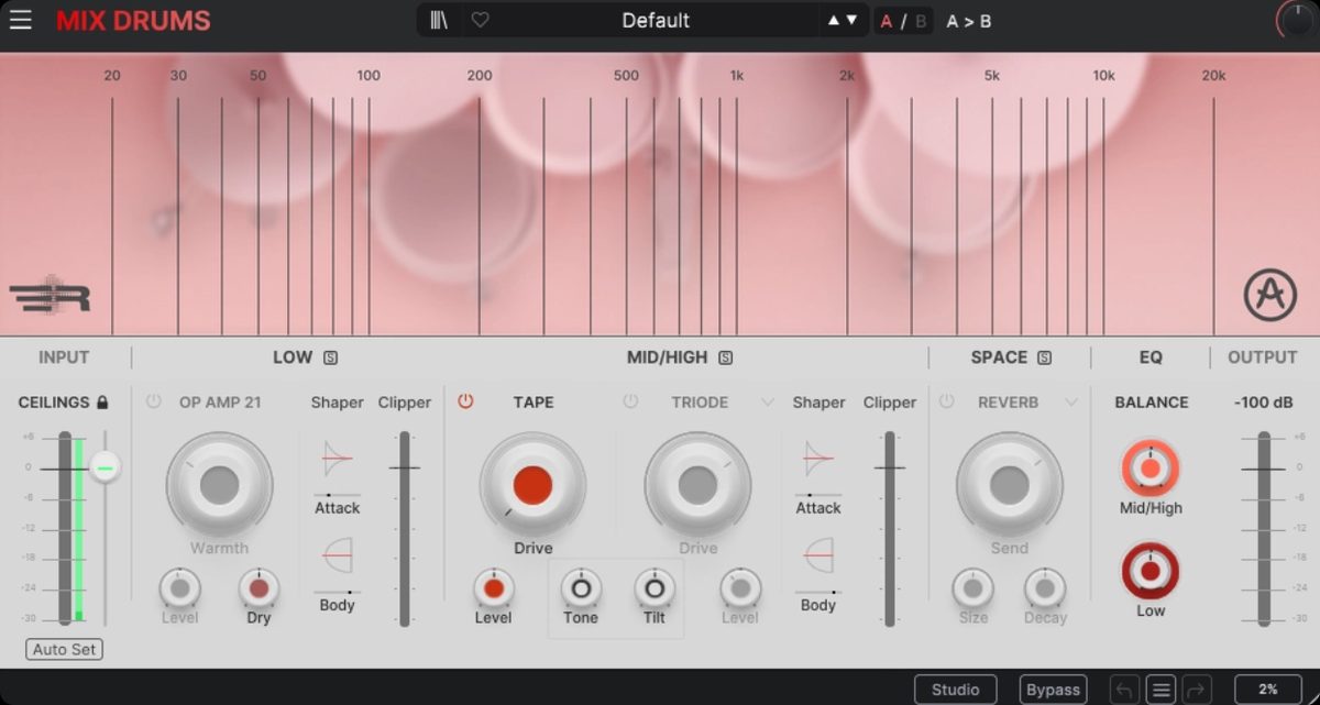 2026新版Arturia Mix DRUMS 鼓组智能混音插件效果器支持win/mac