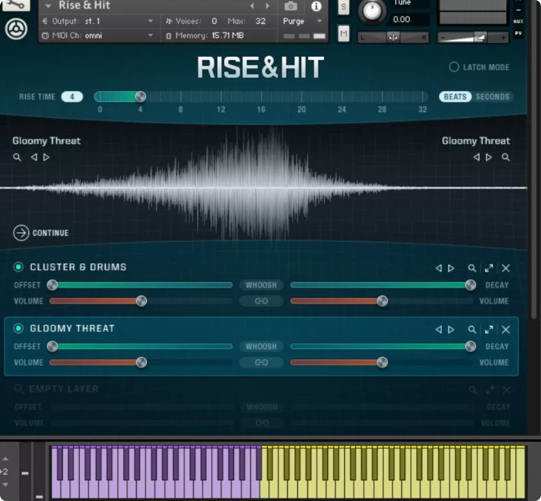 影视配乐音乐制作过度撞击音效Rise and hit康泰克音源PC MAC