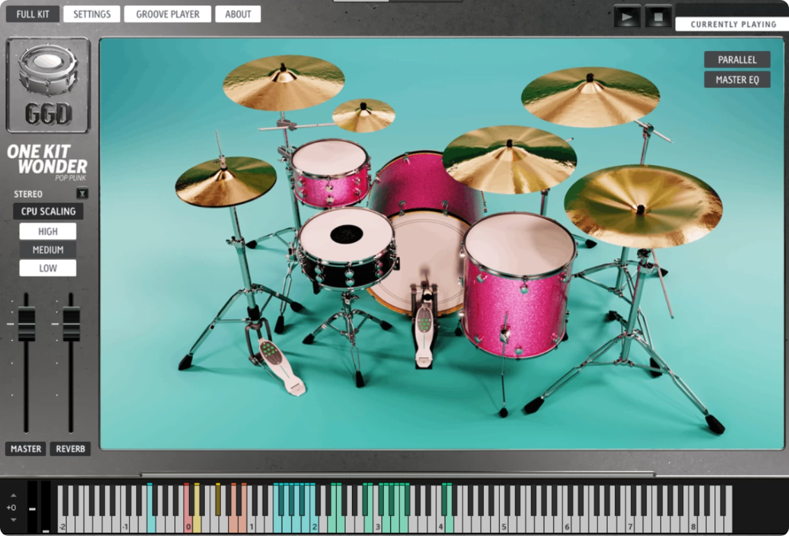 流行朋克鼓 – GetGood Drums One Kit Wonder Pop Punk KONTAKT