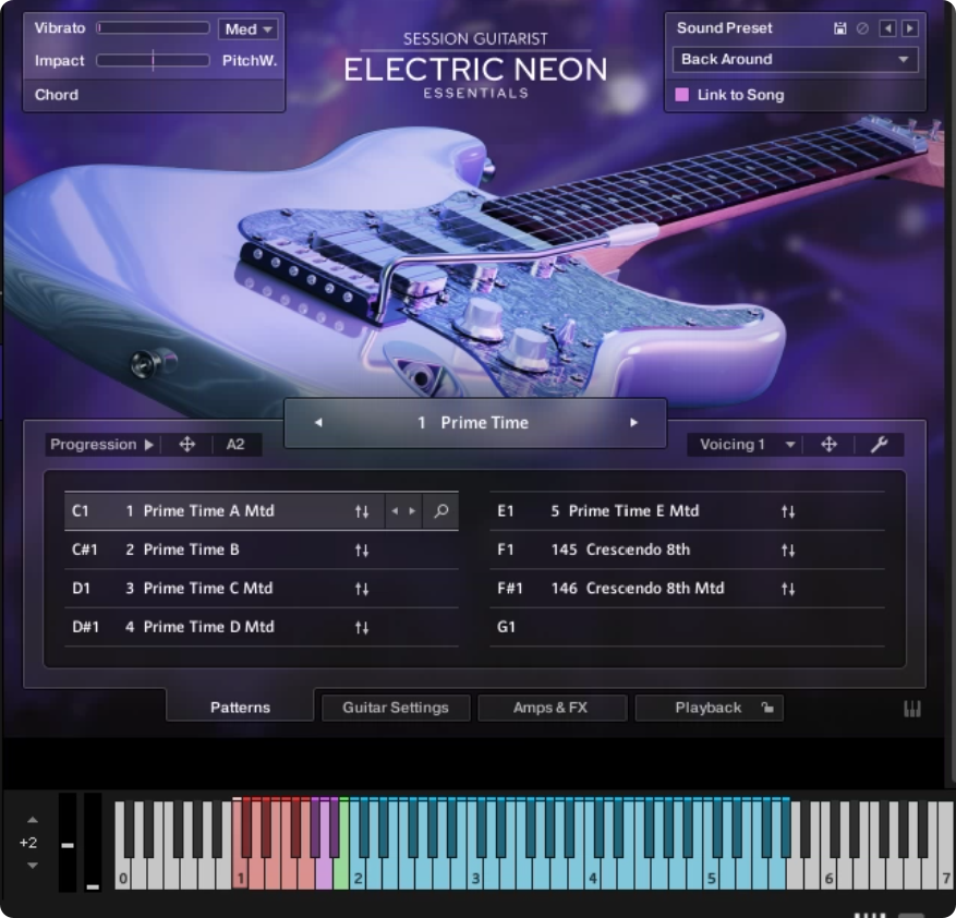 Session Guitarist Neon 霓虹电吉他流行电子舞曲EDM自动吉他音源