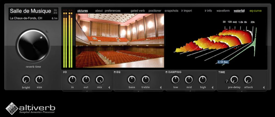 [卷积混响插件]Audioease Altiverb 7 XL v7 / v7.2.8[WiN, MacOSX]（4.66Gb+3.14Gb）