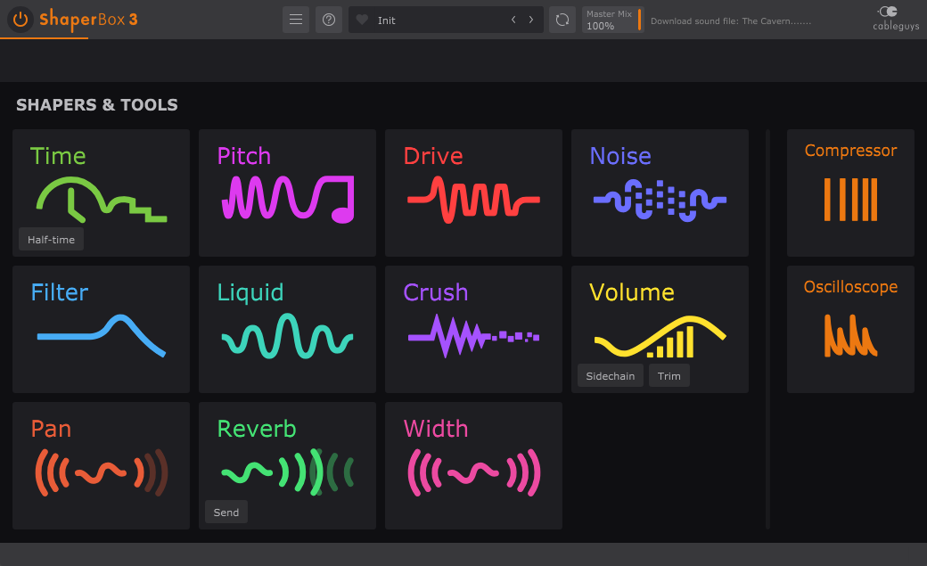 可绘制音高移调器 CableGuys ShaperBox 3.6.3 Win/MacOS