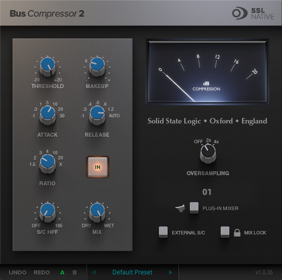 [SSL总线压缩插件]Solid State Logic Native Bus Compressor 2 v1.0.0.36 [WiN]（20MB）