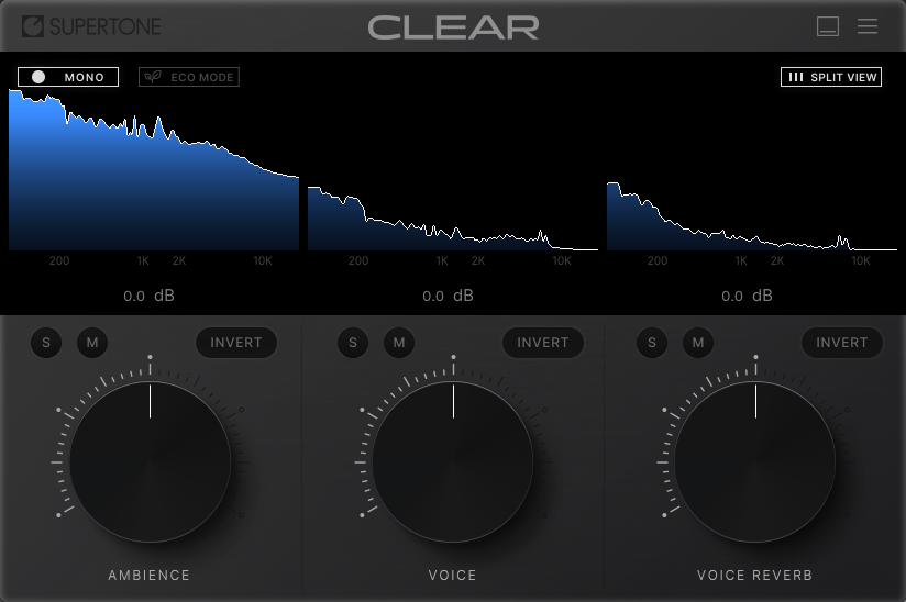 去除背景噪音和混响声音的插件 Supertone Clear 1.1.1