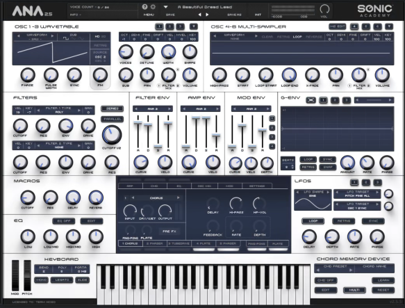 [功能强大的合成器] Sonic Academy ANA 2 Ultra Bundle v2.5