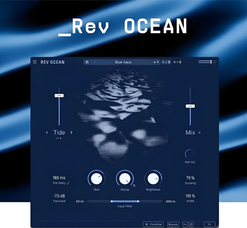 混响效果器 Arturia Rev OCEAN v1.0.0.5848 U2B MacOS