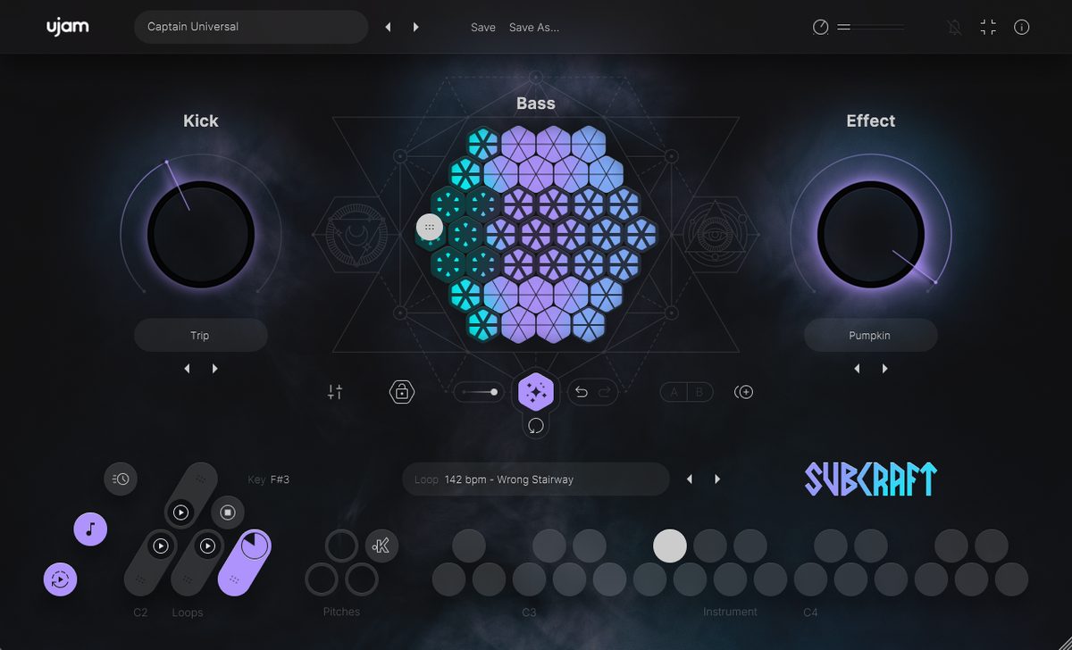[终极低音乐器] uJAM SUBCRAFT v1.2.0 U2B-MORiA [MacOSX]（506.5MB）