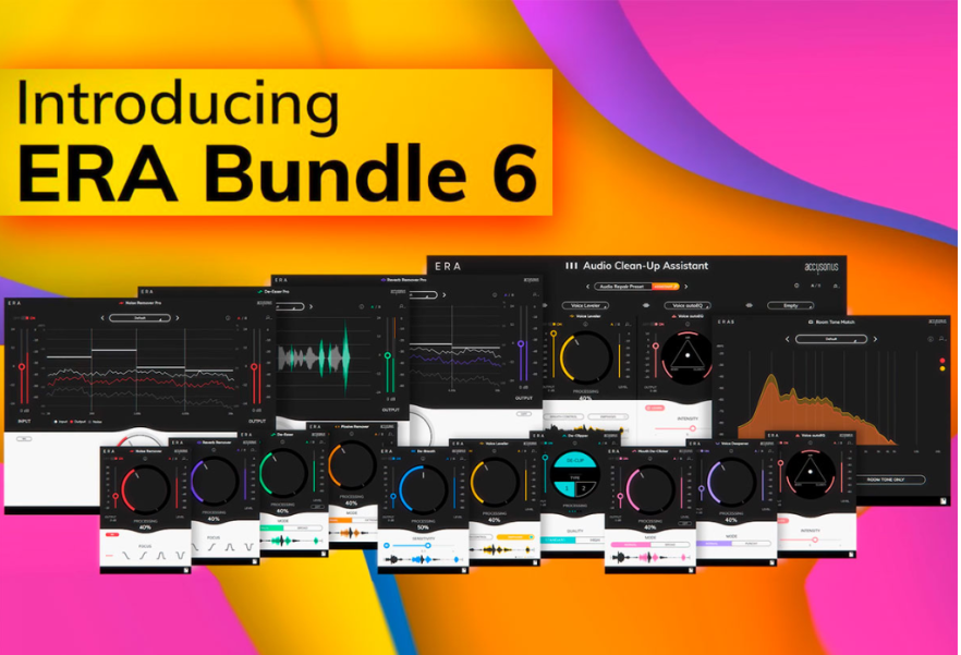[音频修复&语音转换插件捆绑包]Accusonus ERA v6.2.0 Bundle Pro & VoiceChanger v1.3.1 [WiN, MacOSX]（384Mb）