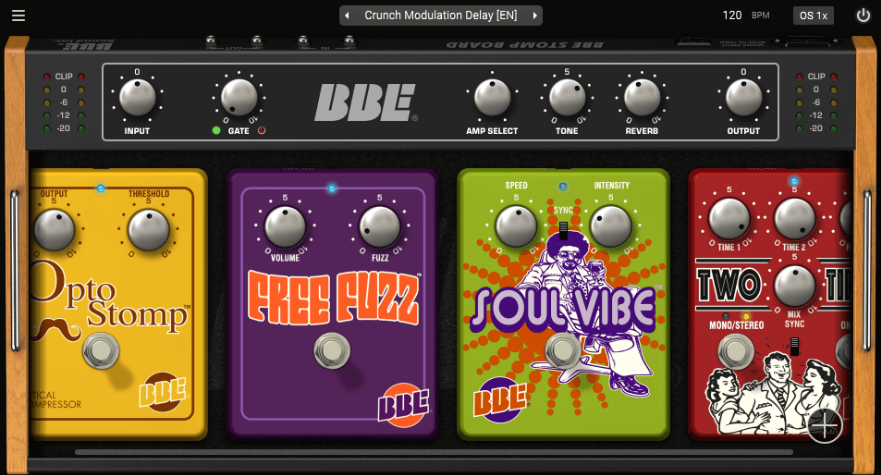 [前置放大器-吉他效果器套装] BBE Sound Stomp Board v1.7.1-TCD [WiN]（26MB）