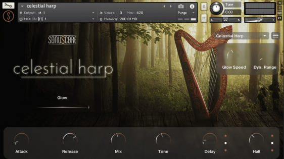 凯尔特竖琴 – Sonuscore Celestial Harp KONTAKT