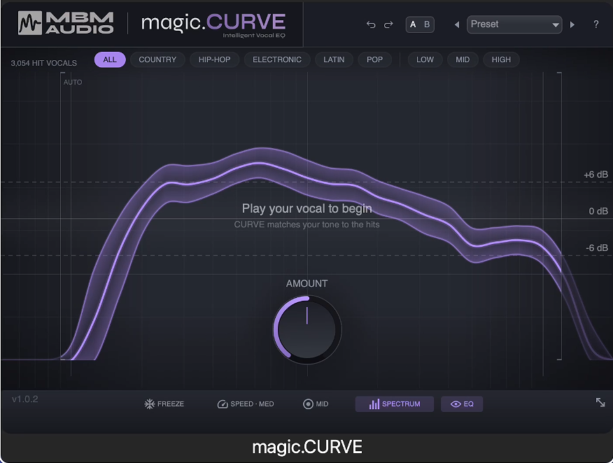 [自动人声均衡] Music By Mattie magic.CURVE v1.0.2 [WiN, MacOSX]（5.67MB+11.37MB）