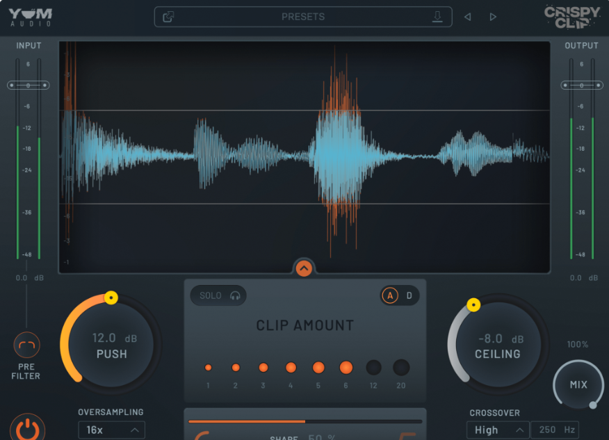 [音频整形剪辑Clip插件]Yum Audio Crispy Clip v1.2.2[WiN, MacOSX]（88Mb+8.4Mb）