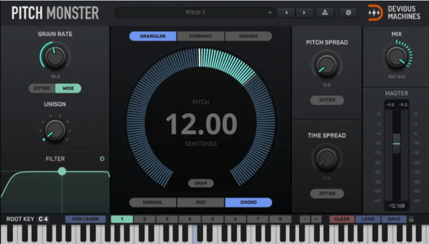 [怪兽变声器]Devious Machines Pitch Monster v1.3.13 U2B-R2R [WiN, MacOSX]（28.3Mb）