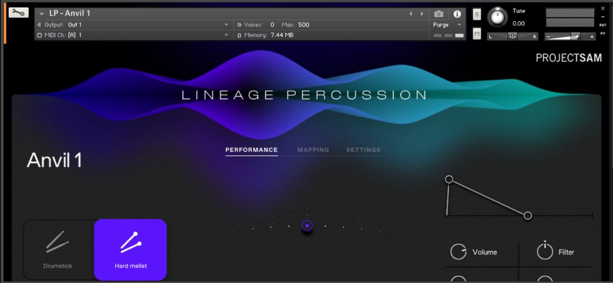 ProjectSAM Lineage Percussion  50G