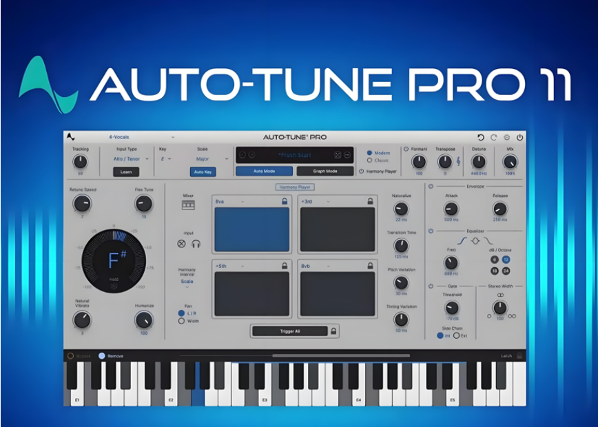 [自动音高修正插件] Antares Auto-Tune Pro v11.0.0.CE – V.R [WiN]（88Mb）