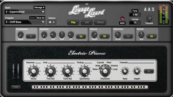 [复古氛围经典电钢琴插件] Applied Acoustics Systems Lounge Lizard EP-4 v4.4.4 [WiN, MacOSX]（91MB）