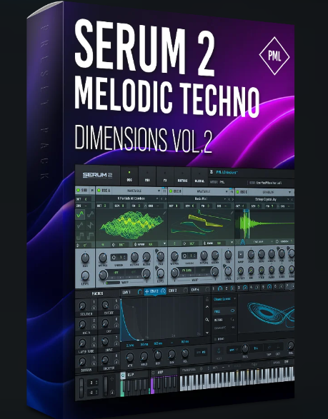 [泰克诺舞曲MiDi素材Serum预置] Production Music Live PML Serum 2 Presets Dimensions Vol.2 [Synth Presets, MiDi]（137.6MB）