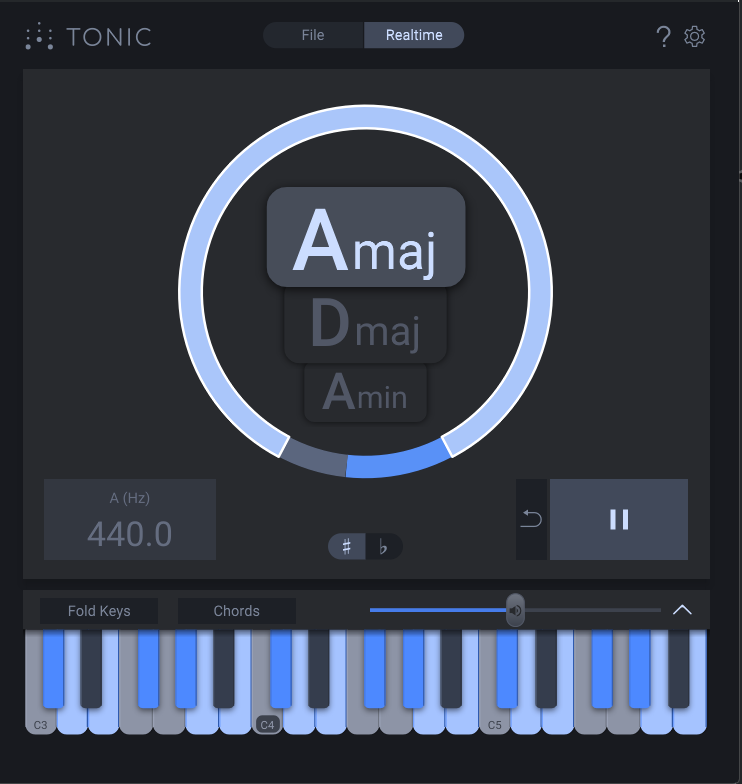 歌曲Key基调检测神器 zplane Tonic v1.1.0