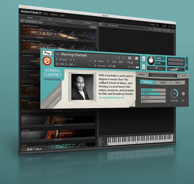 [古典单簧管乐器音源] Embertone Herring Clarinet [KONTAKT]