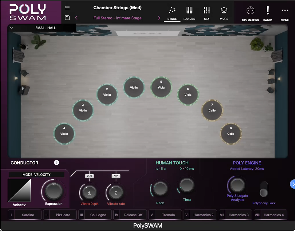 [全新智能物理建模复音乐器] Audio Modeling PolySWAM v1.0.0 rev.2-V.R [WiN, MacOSX]