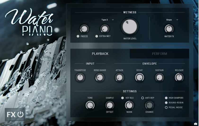 水钢琴Impact Soundworks Water Piano KONTAKT