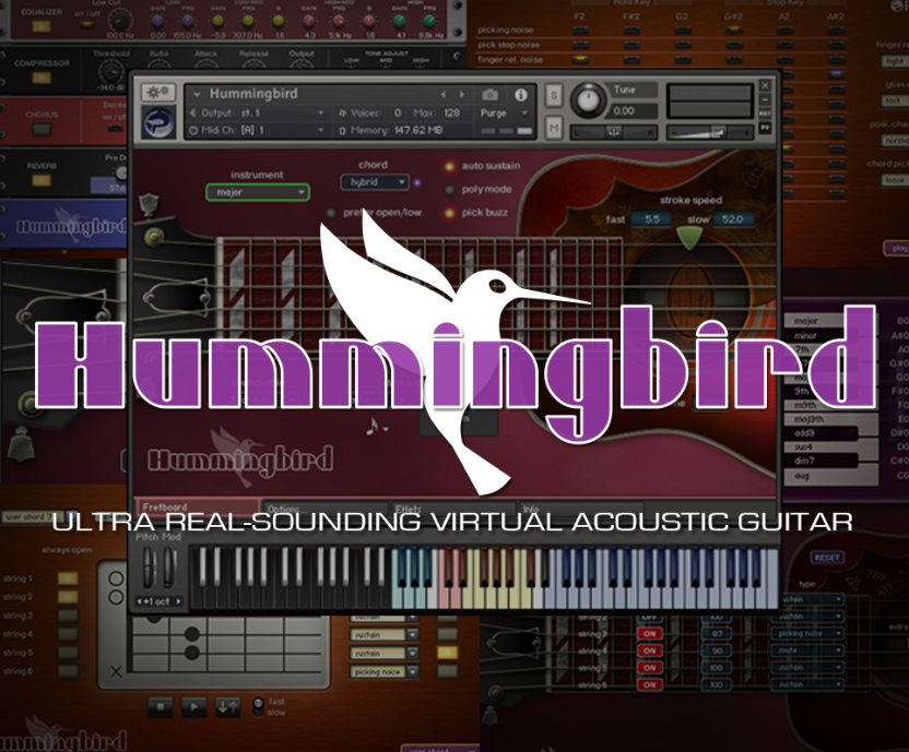 蜂鸟木吉他 – Prominy Hummingbird v1.2.6 KONTAKT